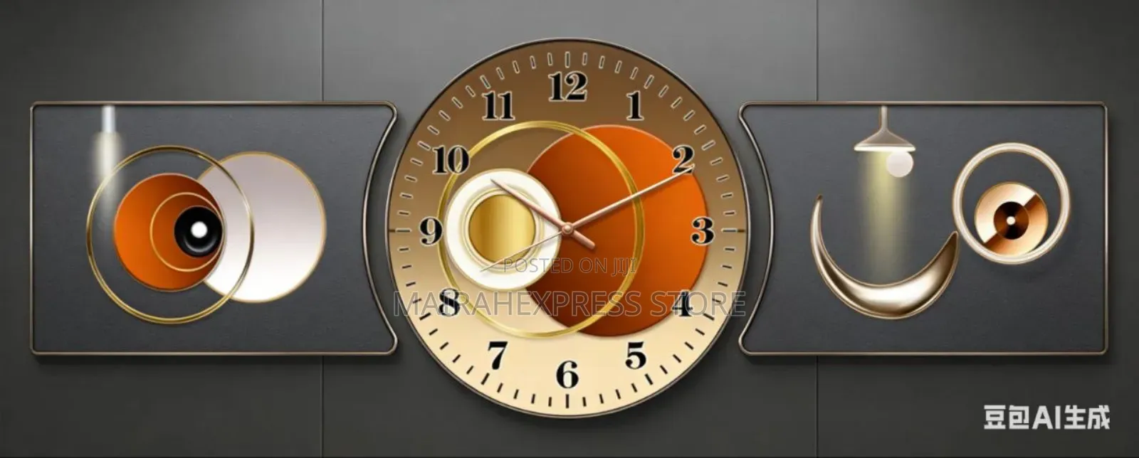 3 in 1 Frame Decor Wall Clock Ts