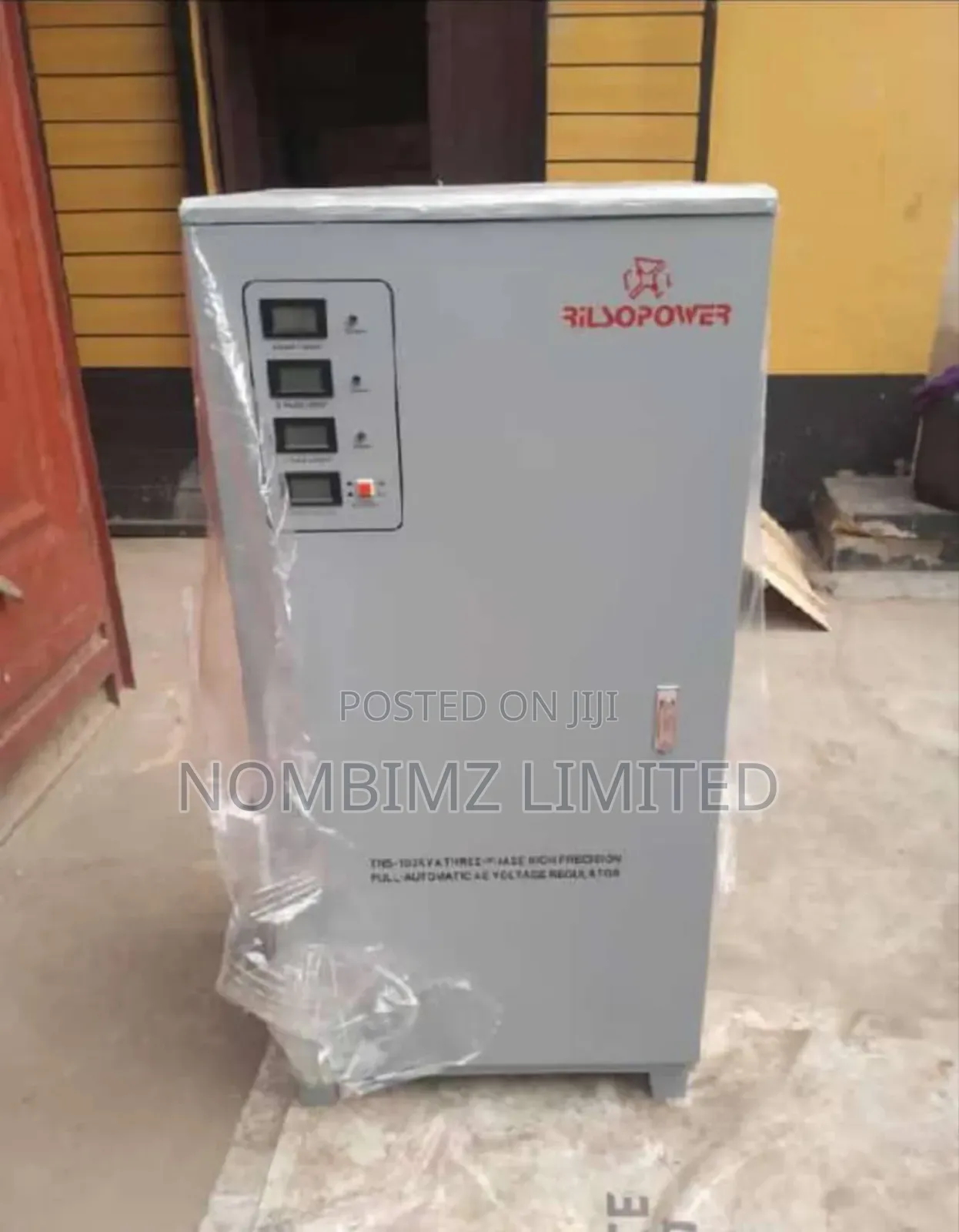 Original Rilsopower 100kva Three Phase Servo Voltage Stabilizer