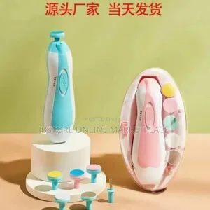 6-in-1 Electric Baby Nail Trimmer Set, Design 4 Safe Gentle Trimming