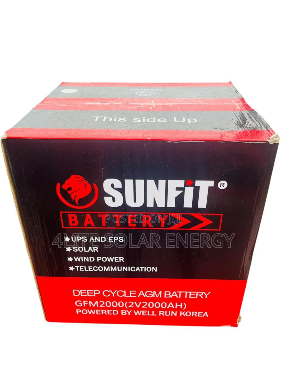 2000ah 2v Sunfit Deep Cycle Battery