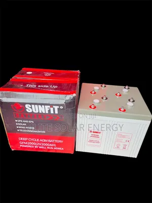 2000ah 2v Sunfit Deep Cycle Battery