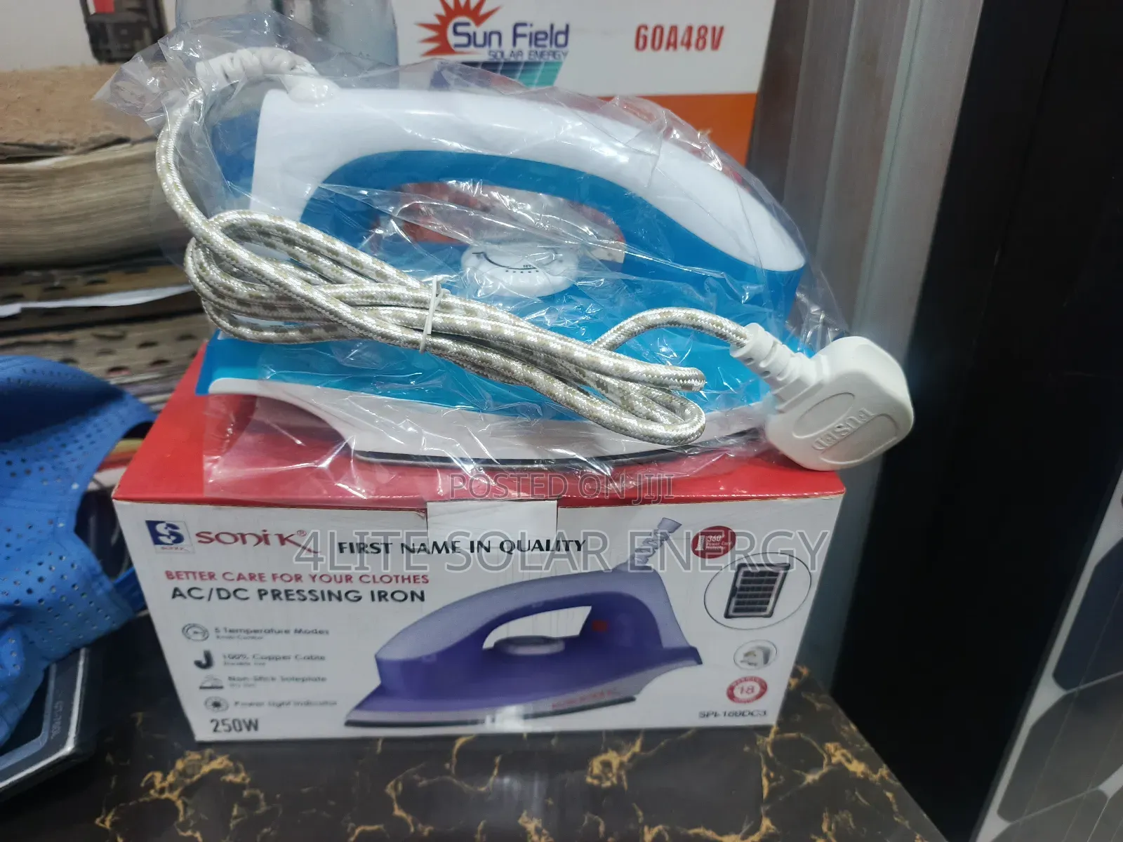 Sonik Ac/Dc Pressing Iron