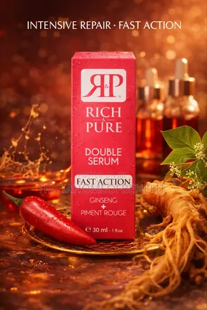 Rich Pure Double Serum for Acne, Dark Spots Sunburn Removal -30ml
