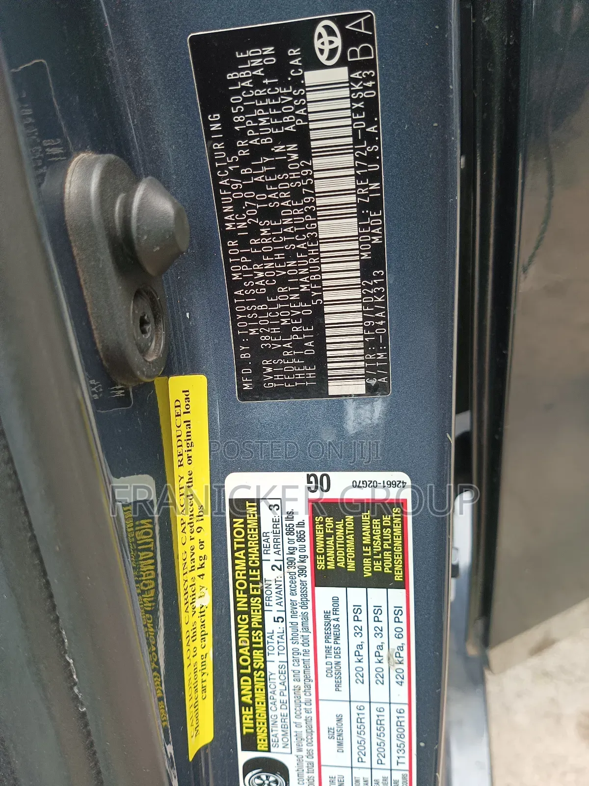 Toyota Corolla 2015 Gray