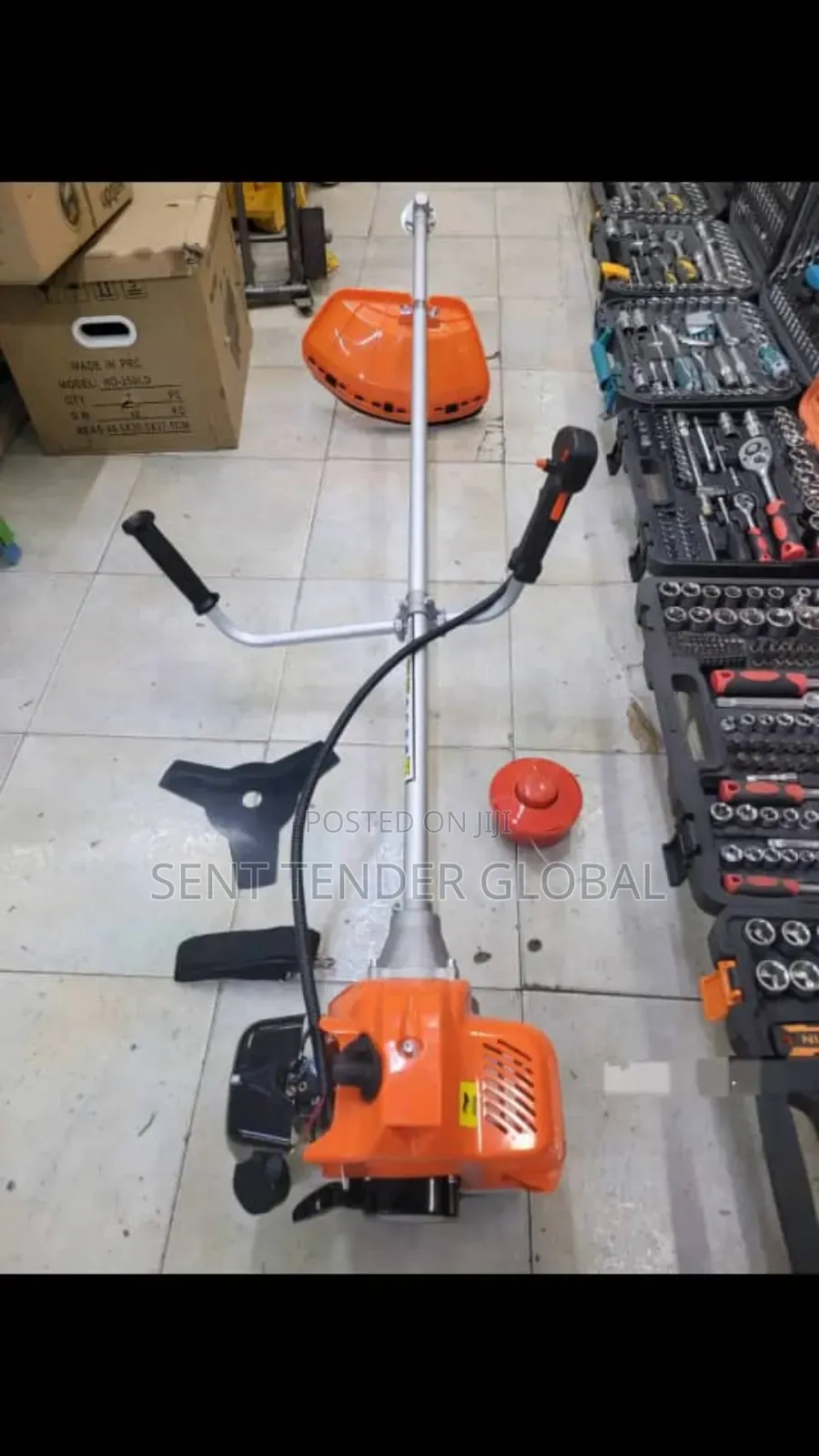 Brush Cutter Using Petrol