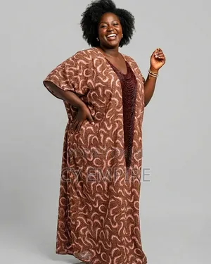 Ankara Dress With Bead Embellishments