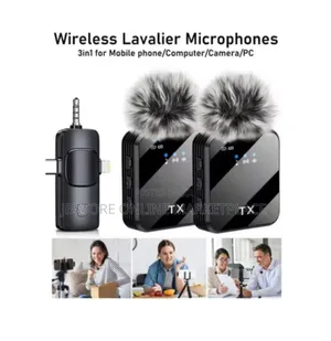 Dual Noise Cancellation Wireless F11-2 Microphone With 3in1 Receiver