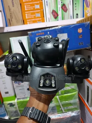 Ptz 360 4lens Solar Camera