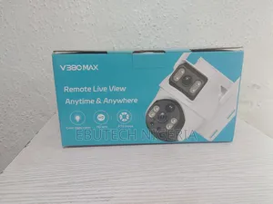 V380 Max 4g Dual Lens Solar PTZ Mini Outdoor Camera With Auto Tracking