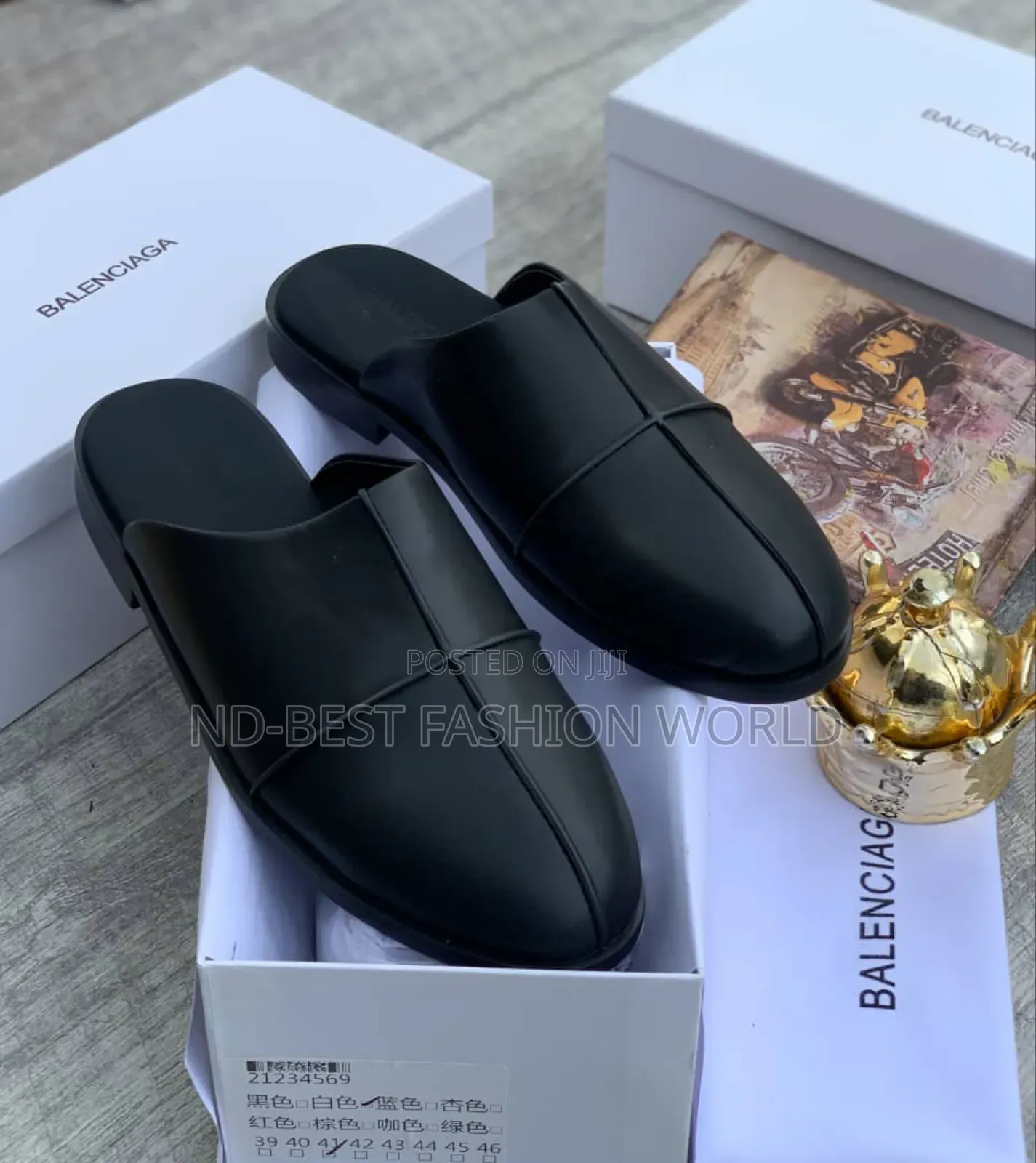 Men's Leather Half Shoe