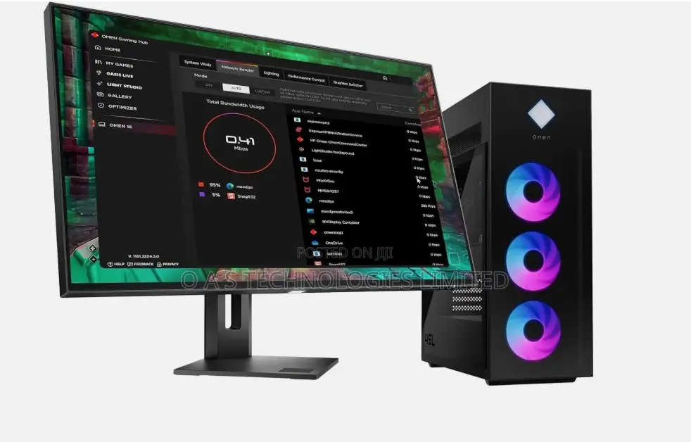 New Desktop Computer HP Omen 40L 64GB Intel Core Ultra 9 SSD 2T