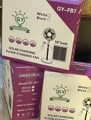 16 Inches Solar Fan
