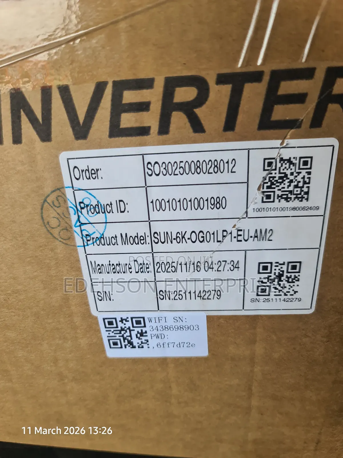 Deye Inverter 6kva 48v Hybrid