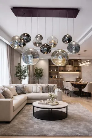 Nordic Luxury Glass Chandelier Light With Remote Control