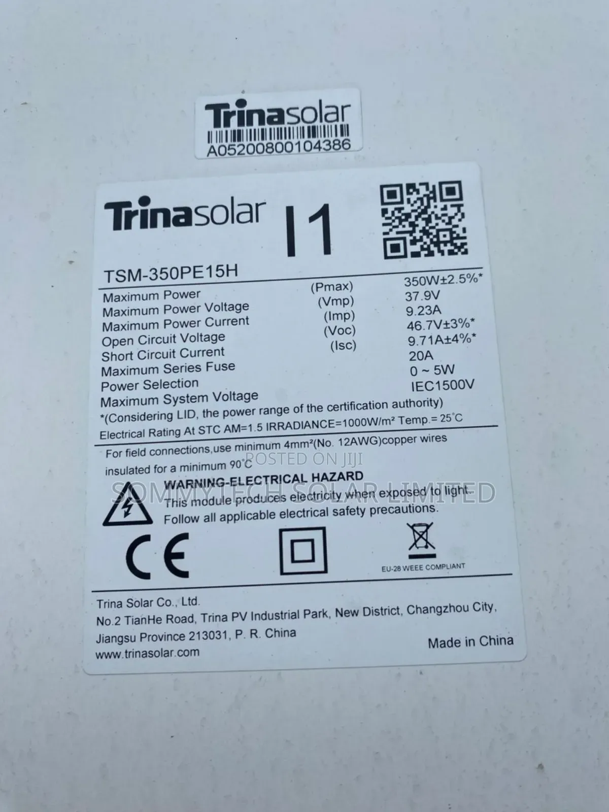 350w Halfcut Trinia_120cell