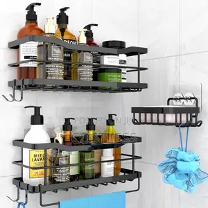 Wall-mounted Adhesive Shower Stainless Steel.
