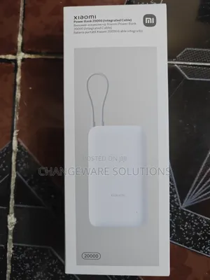 Xiaomi Power Bank 20000 (Integrated Cable)