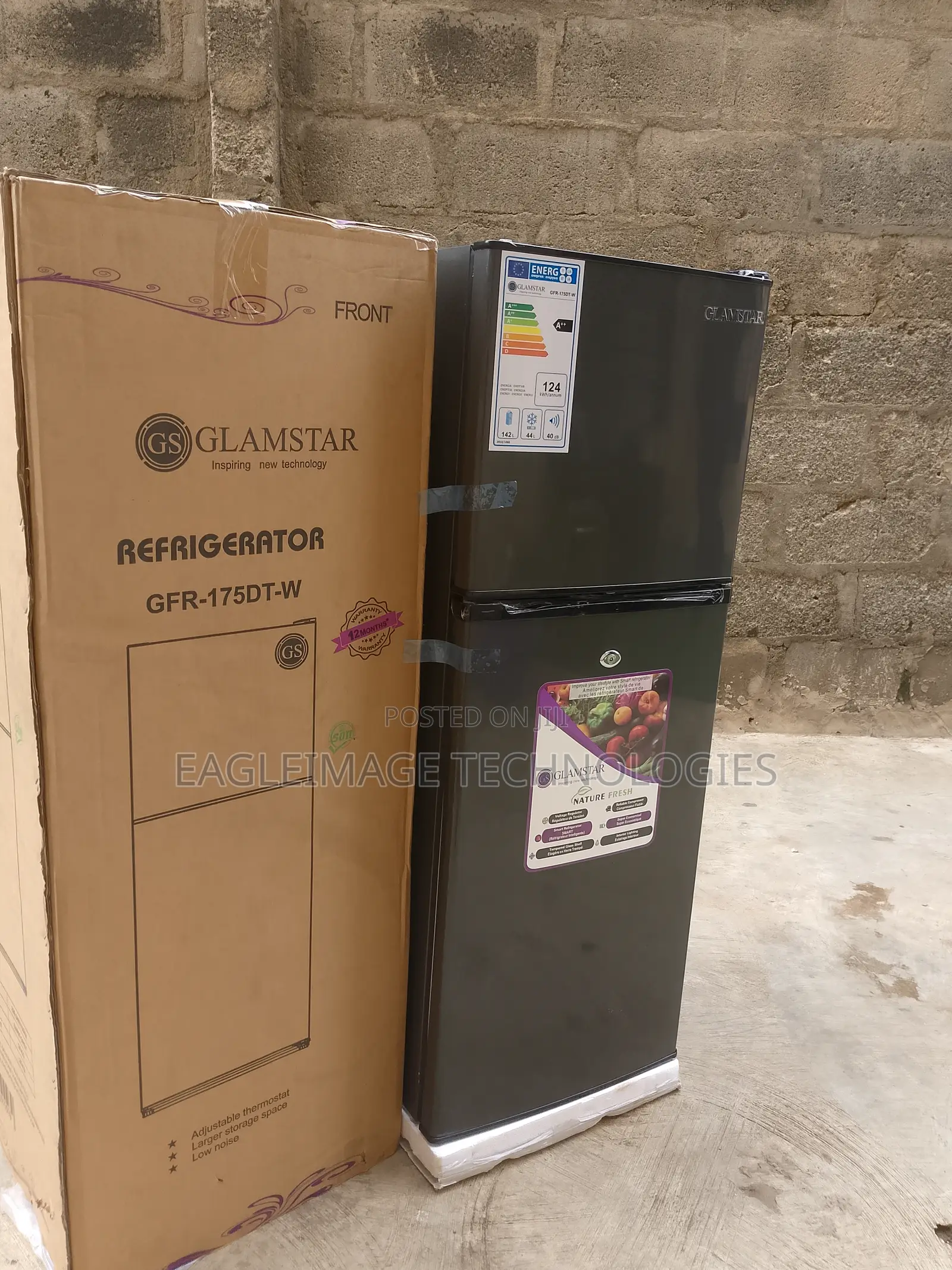Glamster GFR-175dt-W Fridge – Everyday Convenience
