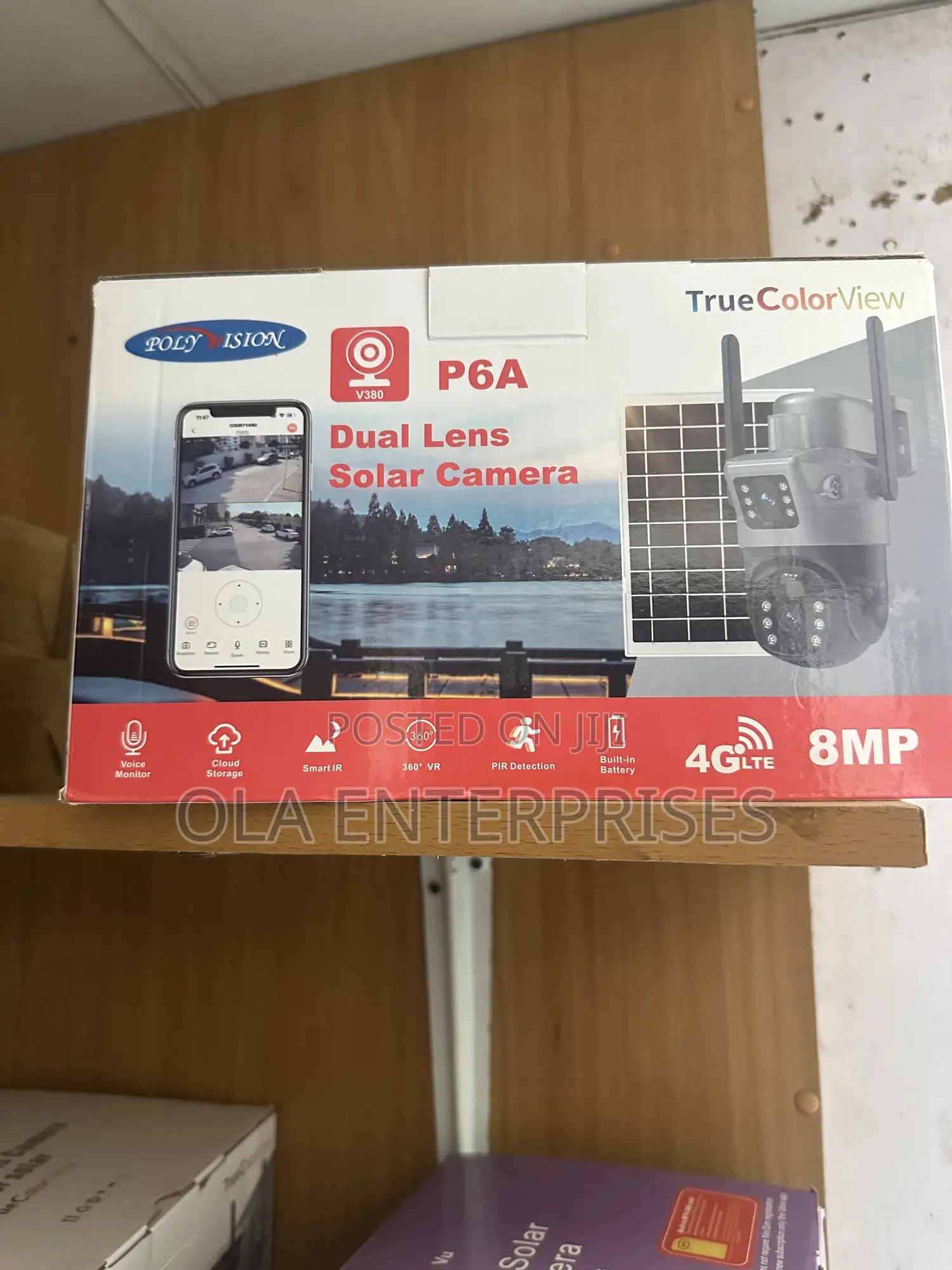 P6a Dual Lens Solar Camera