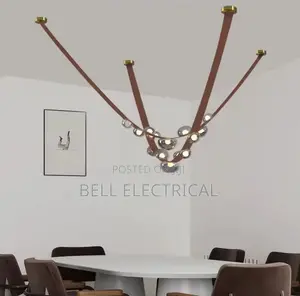 Nordic Minimalist Belt Pendant Available in Black and Brown