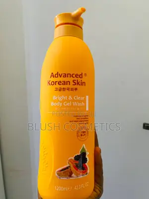 Advanced Korean Skin Bright and Clear Papaya Body Wash 1200ml