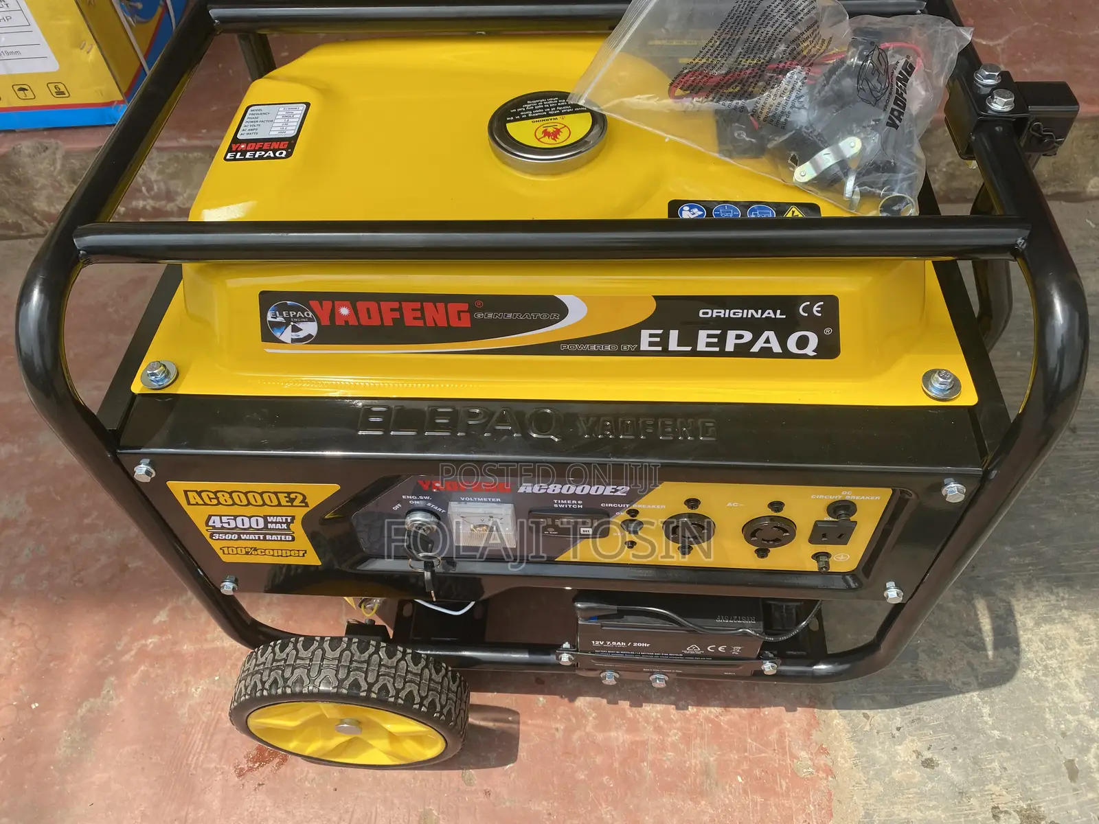 Elepaq Ac8000e2 4.5kva Generator