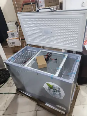 Bona 318l Big Size Solar Deep Freezer (Silver/White)