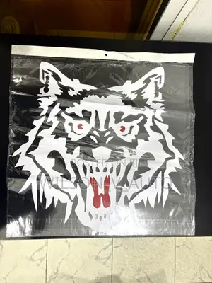 Wolf Head Car Sticker