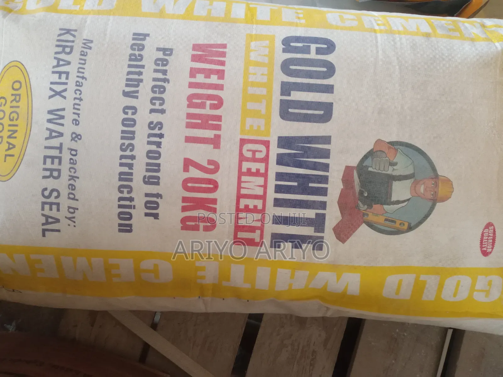 20kg Gold White Cement