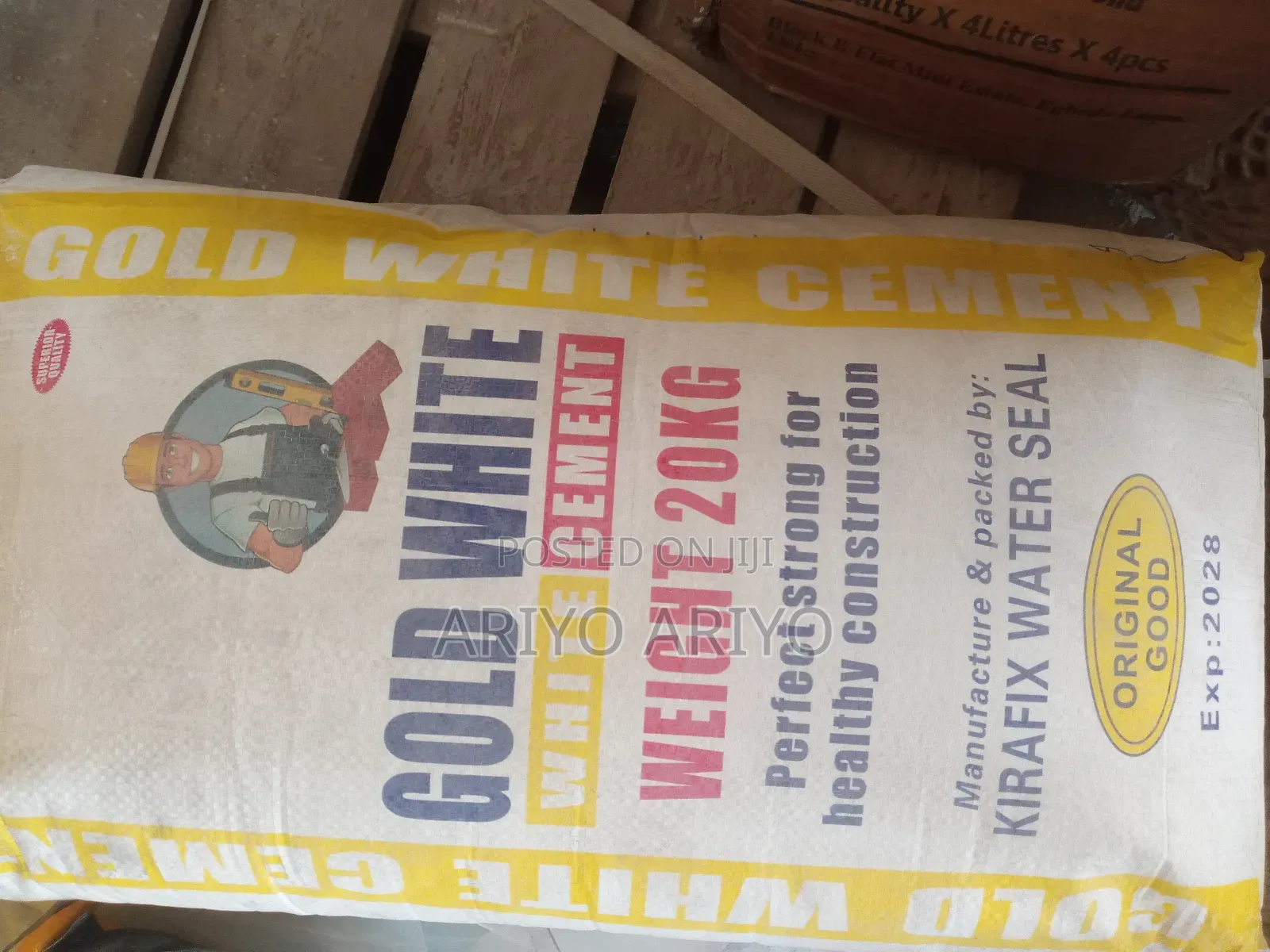 20kg Gold White Cement
