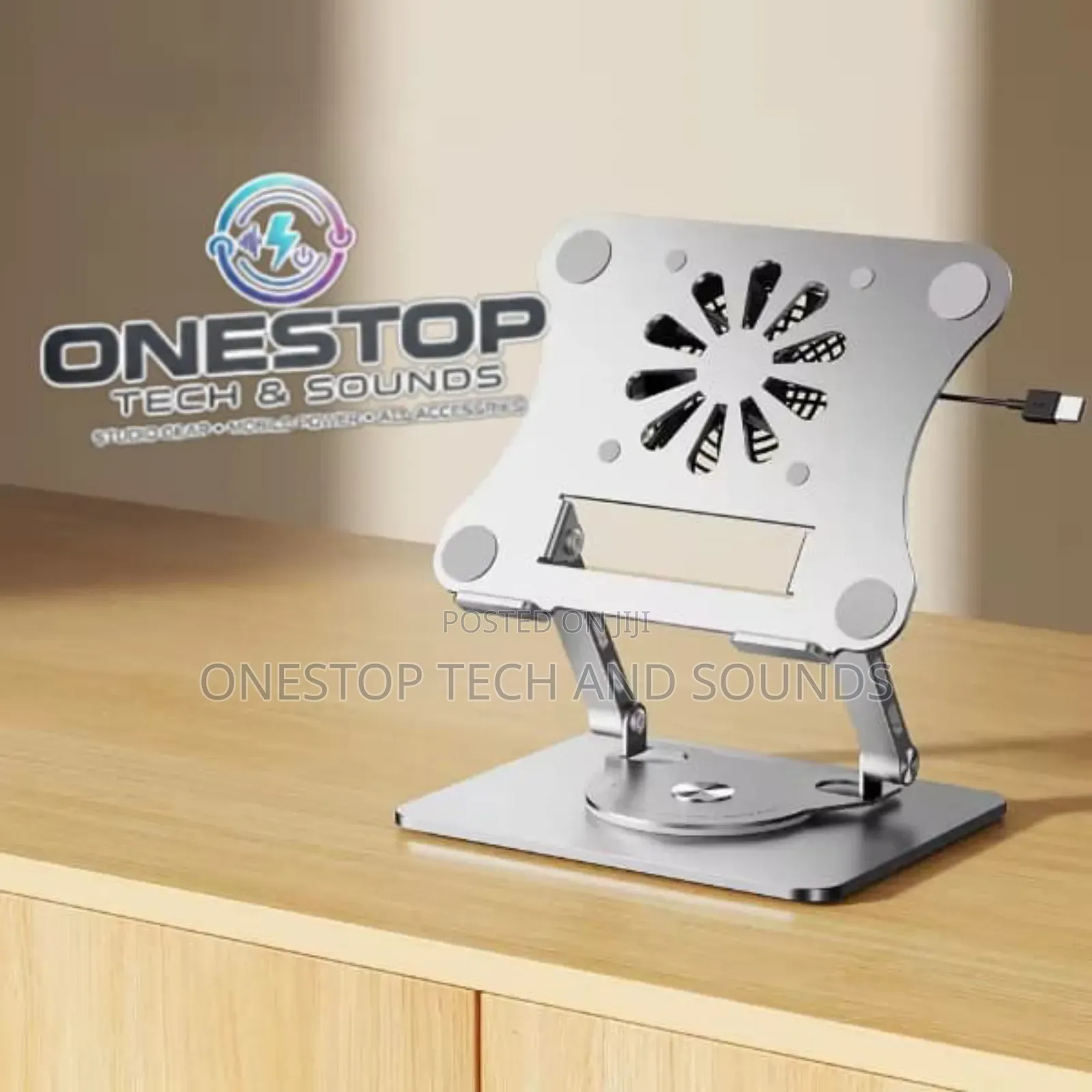 J41 Professional Laptop Stand With Integrated Cooling Fan