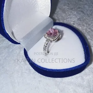 Pink Stoned Adjustable Proposal Ring