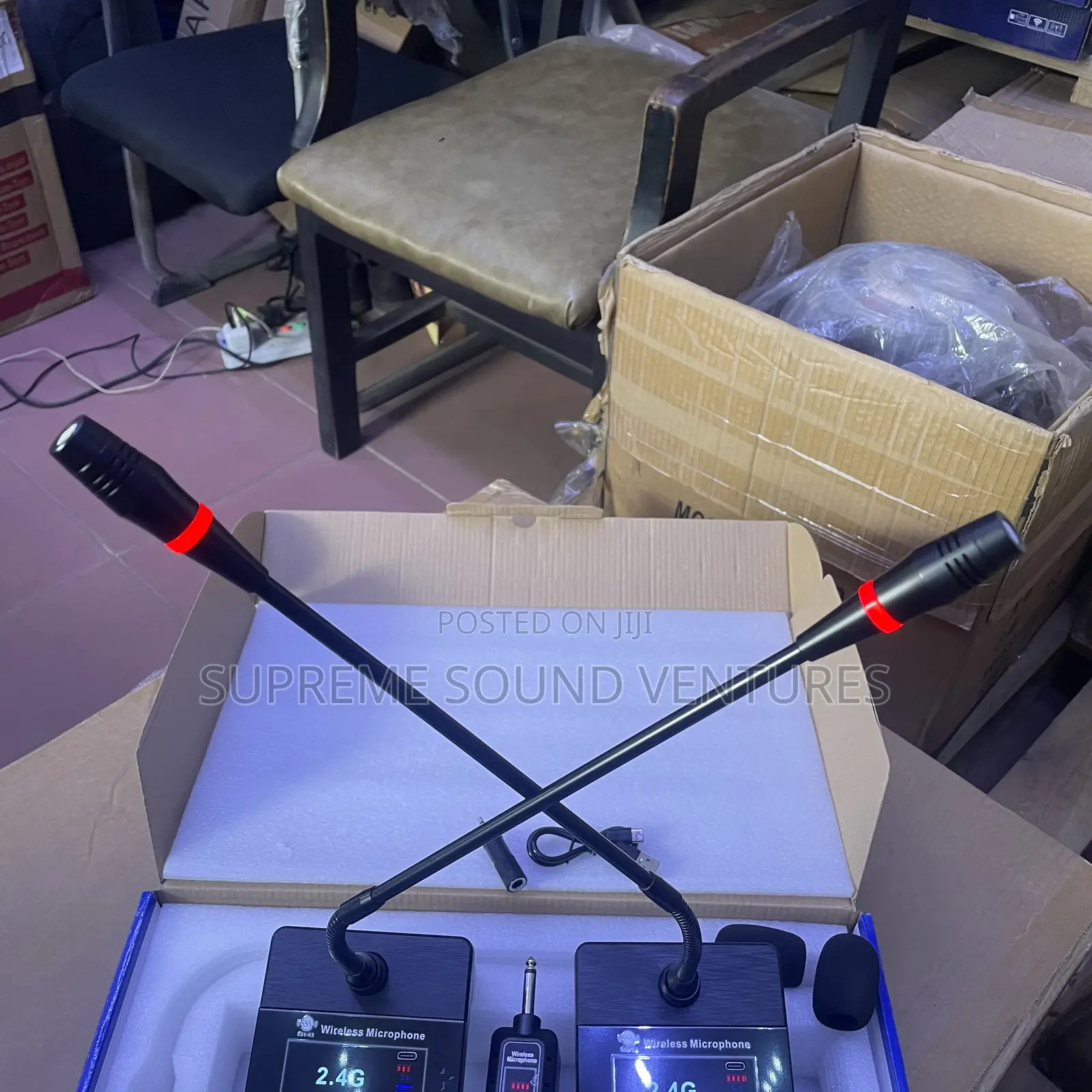Ssv-k5 Double Wireless Conference Microphone