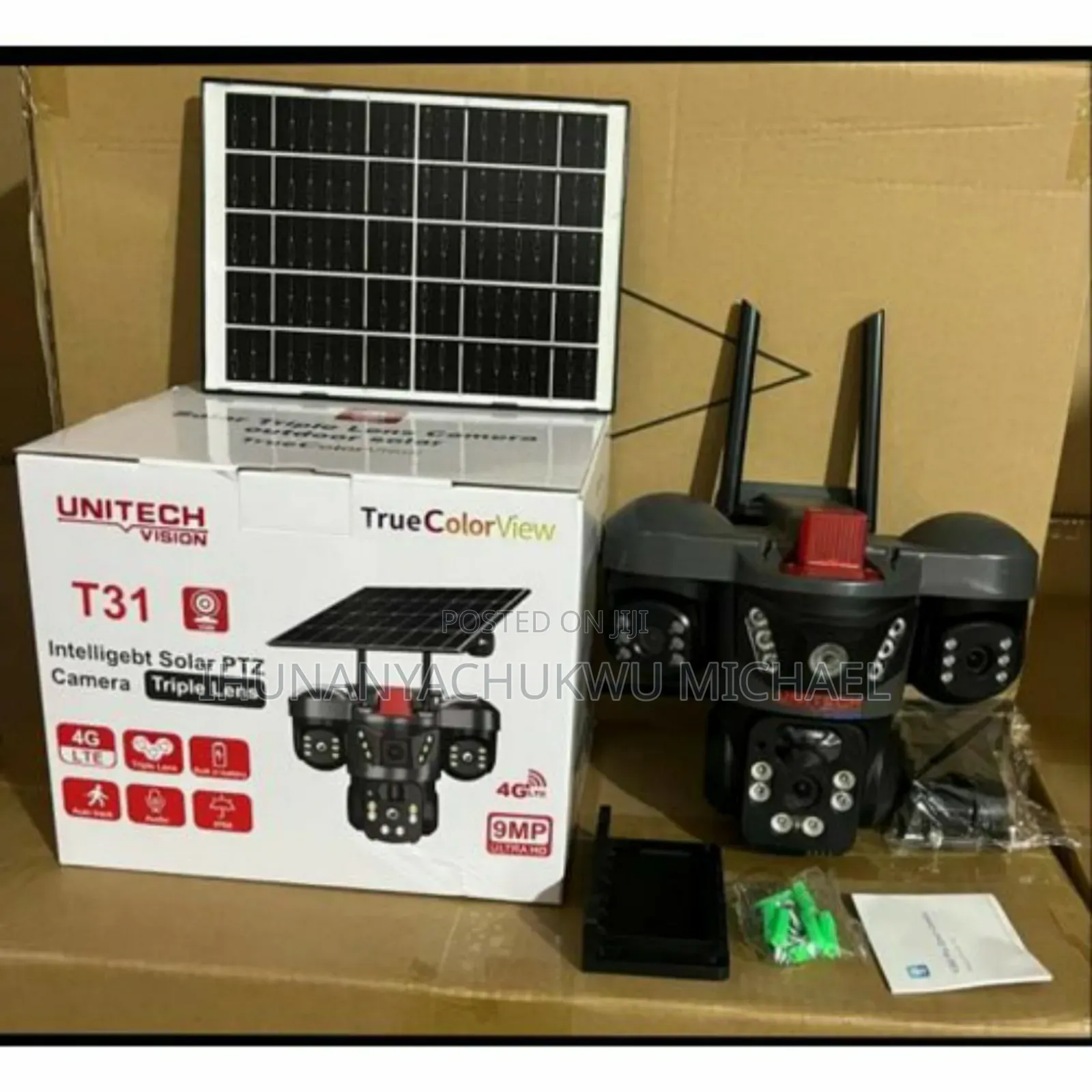 Solar CCTV Camera With Panel T33