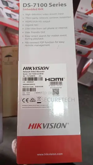 8-Channel Power Ethernet (Poe) Network Video Recorder
