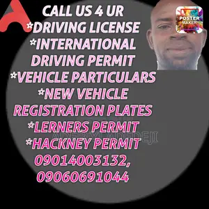 Driving License, International Driving Permit, Vehicle Particulars, Ne