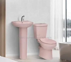 Water Closet Pink Ceramic
