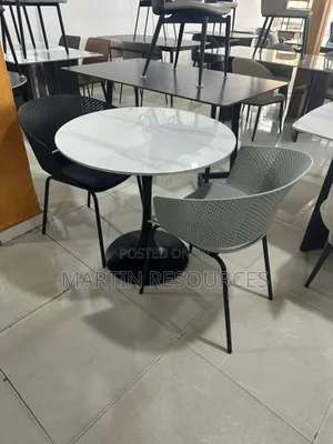Seat Out Marble Table and 2 Chairs