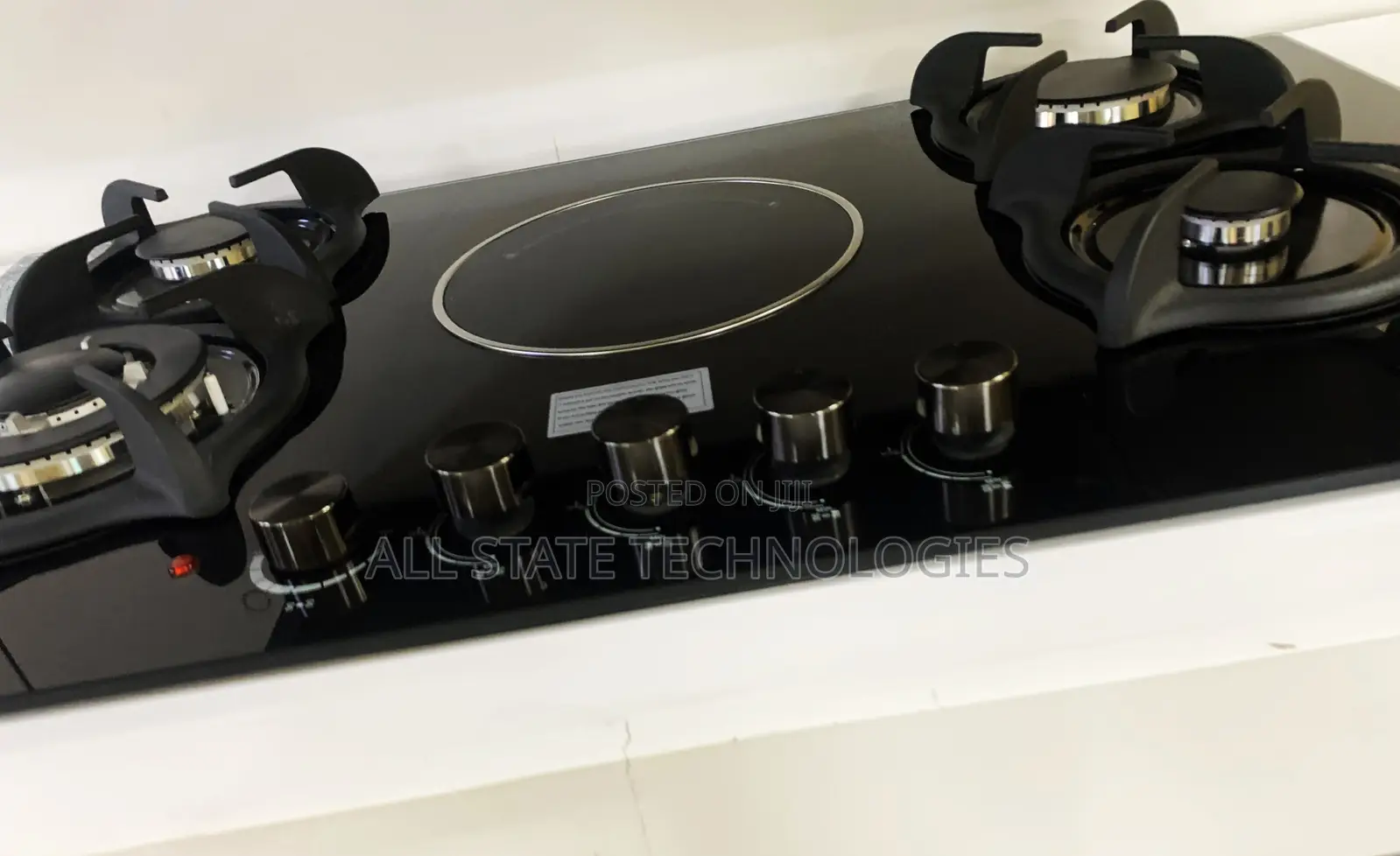 Polystar Gas Cooking Hob 4 Gas + Electric