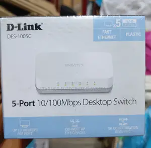 D-Link 5 Port 10/100 Network Switch