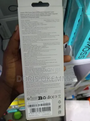 Redmi 20mah Power Bank 33w With Integrated Cable