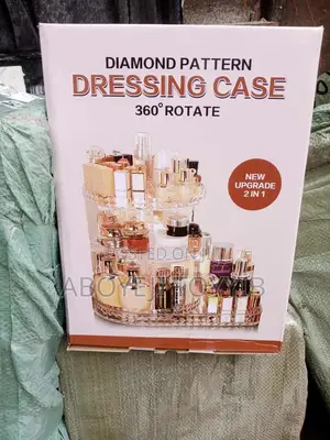 Acrylic Rotating Cosmetics Rack, Cosmetic Organizer