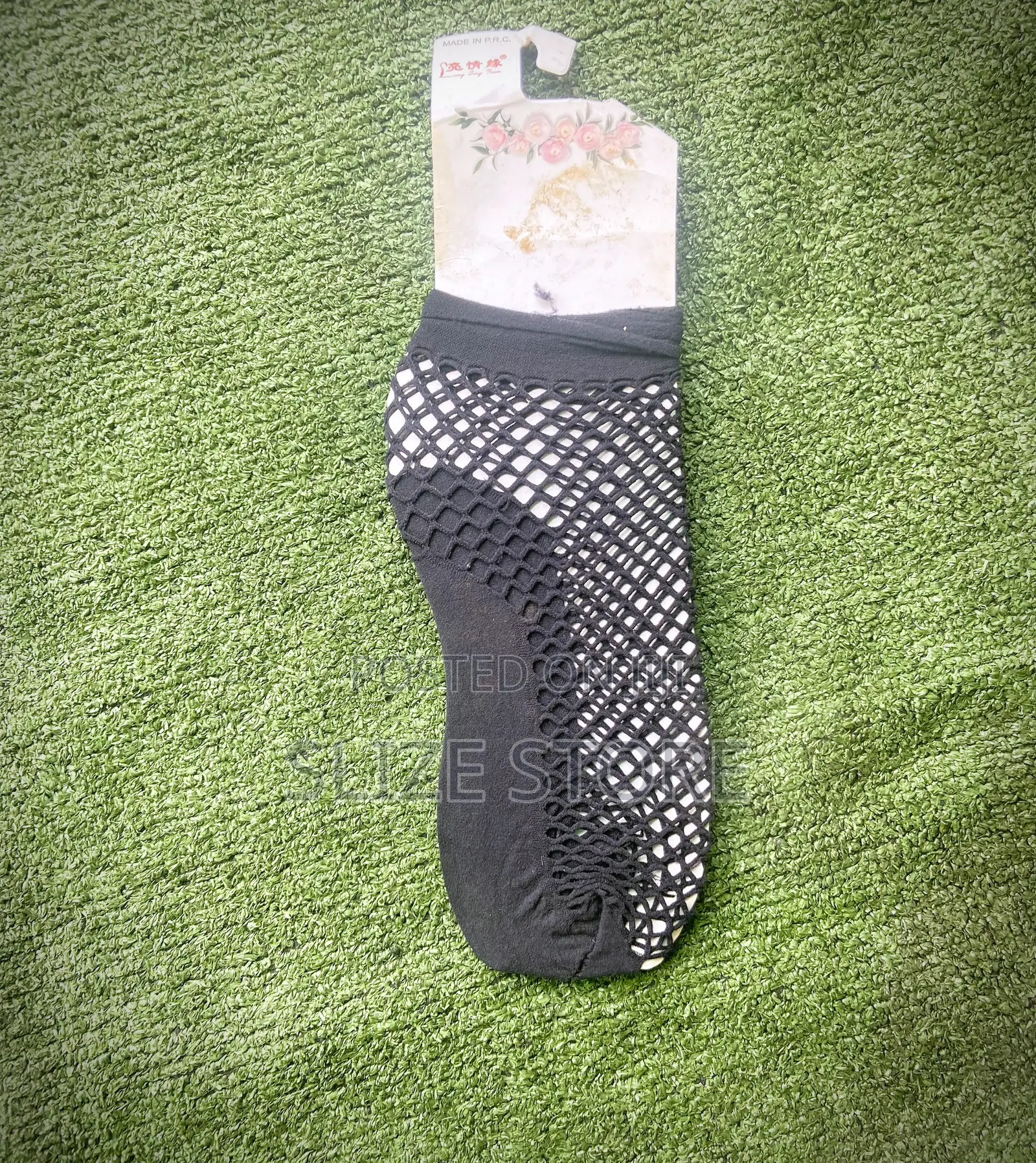 Black Fishnet Ankle Socks