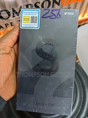 New Samsung Galaxy S22 5G 256 GB Black