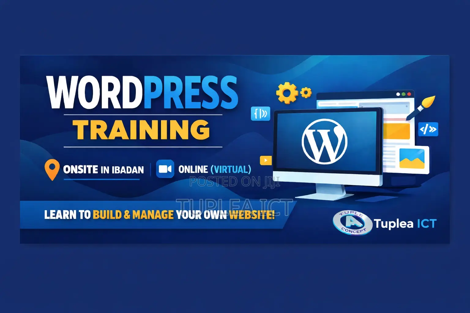 Wordpress Website Development Training in Ibadan