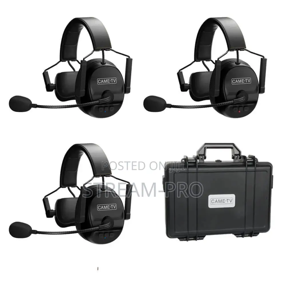Came-Tv Kuminik8 Duplex Digital Wireless Intercom Headset- 3 User