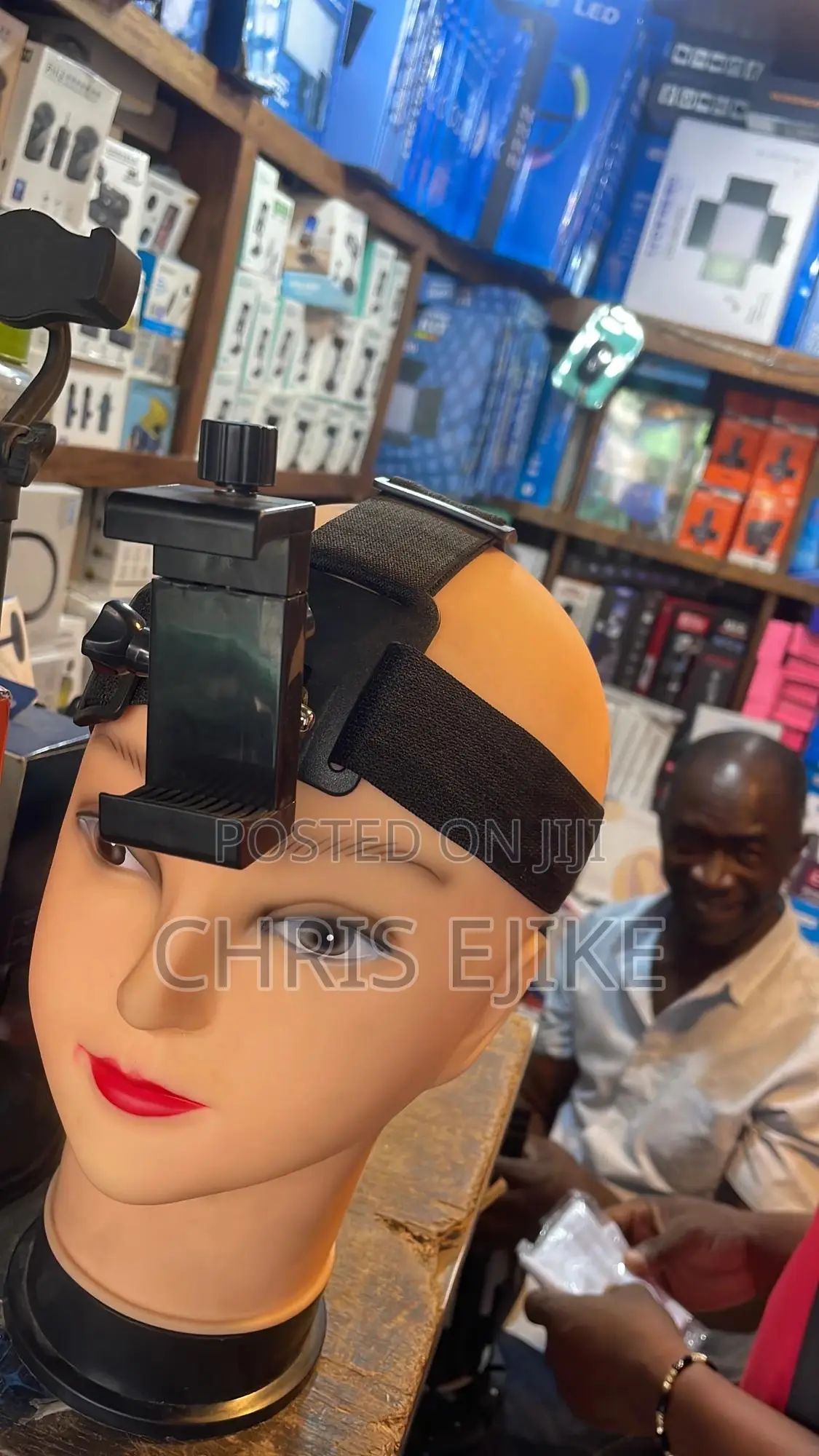 Head Mounted Phone Holder