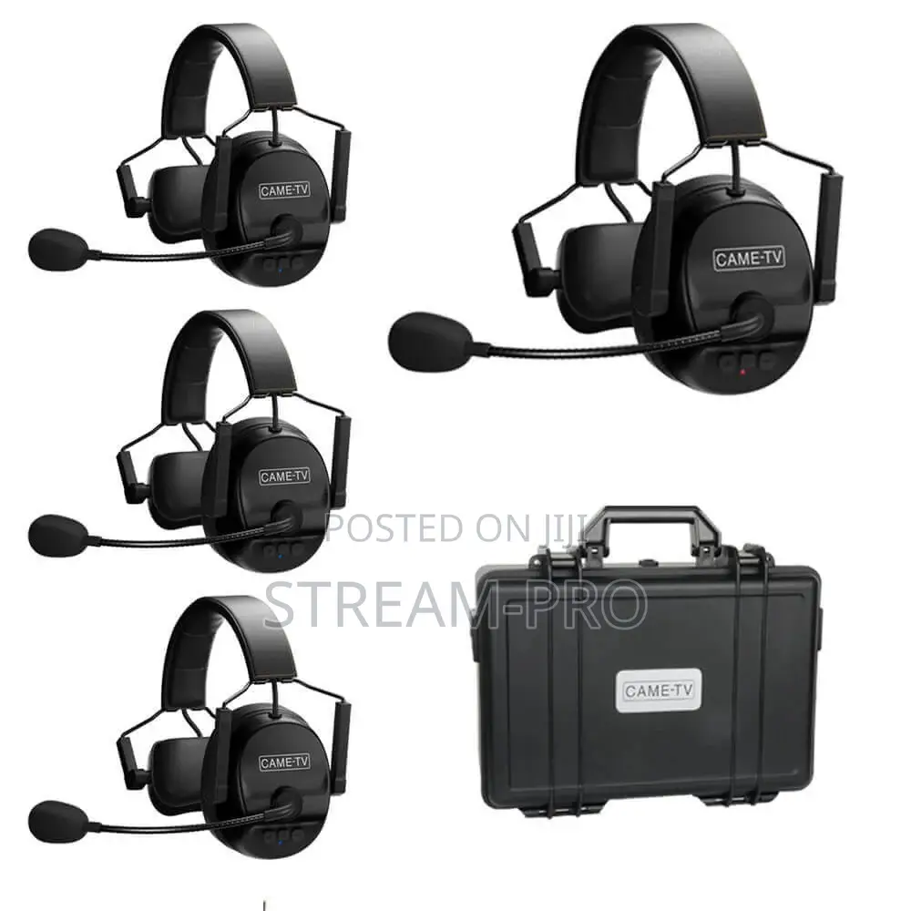 Came-Tv Kuminik8 Duplex Digital Wireless Intercom Headset - 4 Users