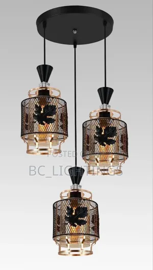 3 In 1 Dropping Iron Pendant Light