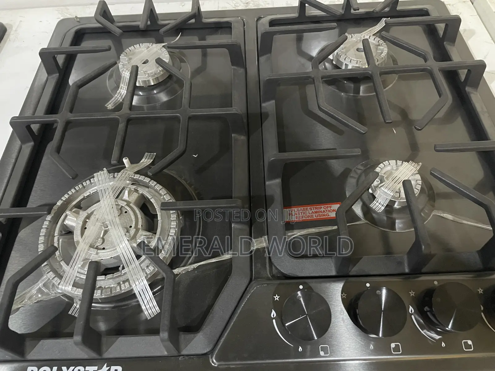 Polystar 4 Burner Inbuilt Gas Hob